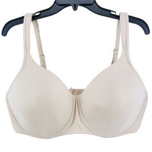 Leading Lady The Brigitte Full Coverage Underwire Bra Size 44D Nude